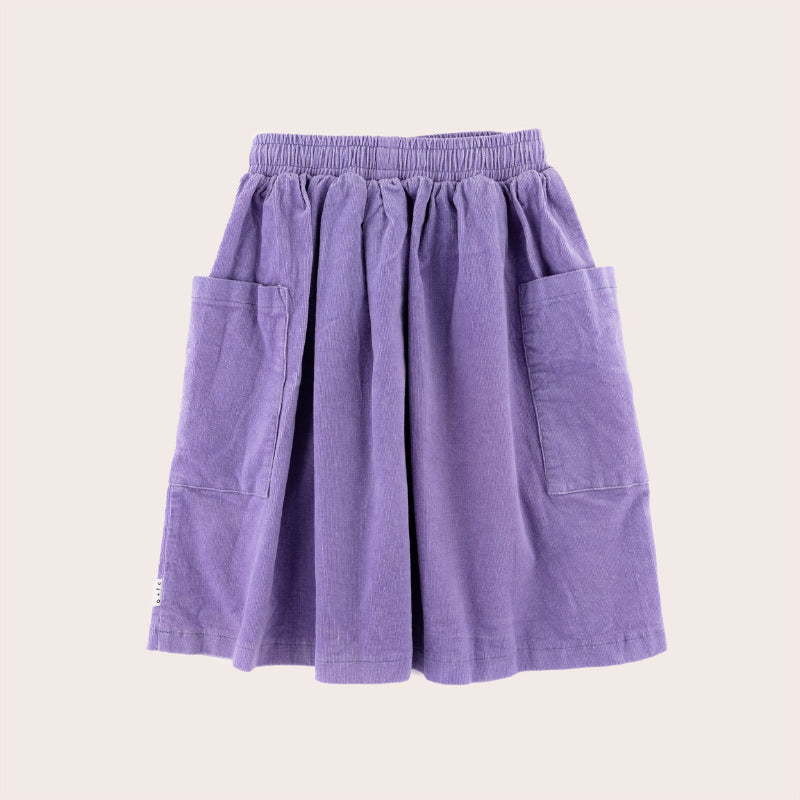 Olive & The Captain Cord Willow Skirt - Lilac