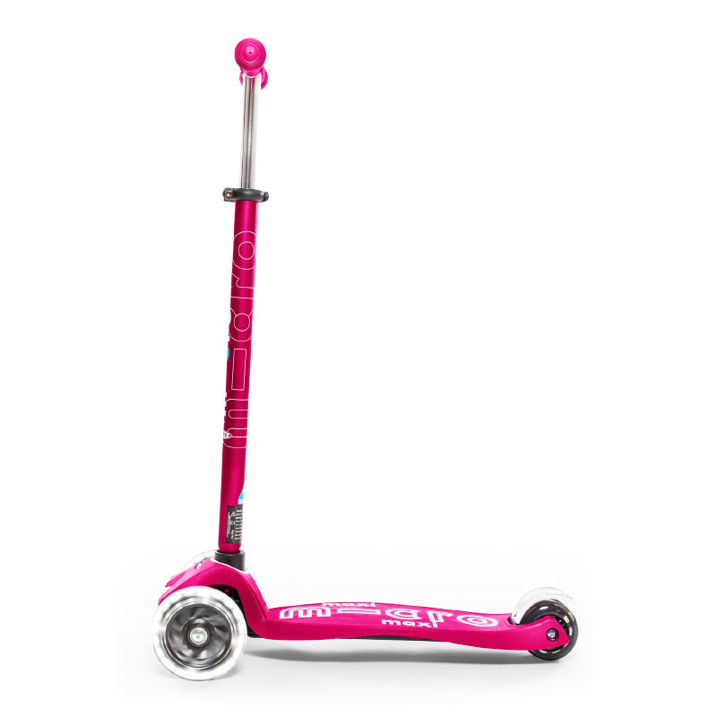 Micro Maxi Deluxe LED Scooter - Pink