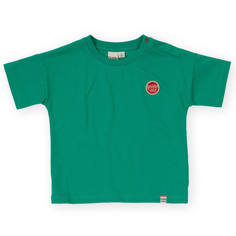 Goldie + Ace Essential Logo T-Shirt - Green