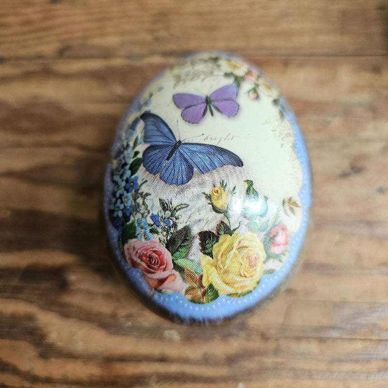 Nostalgic Mini Egg Shape Tins - Assorted