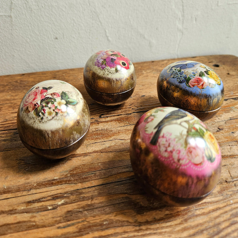 Nostalgic Mini Egg Shape Tins - Assorted