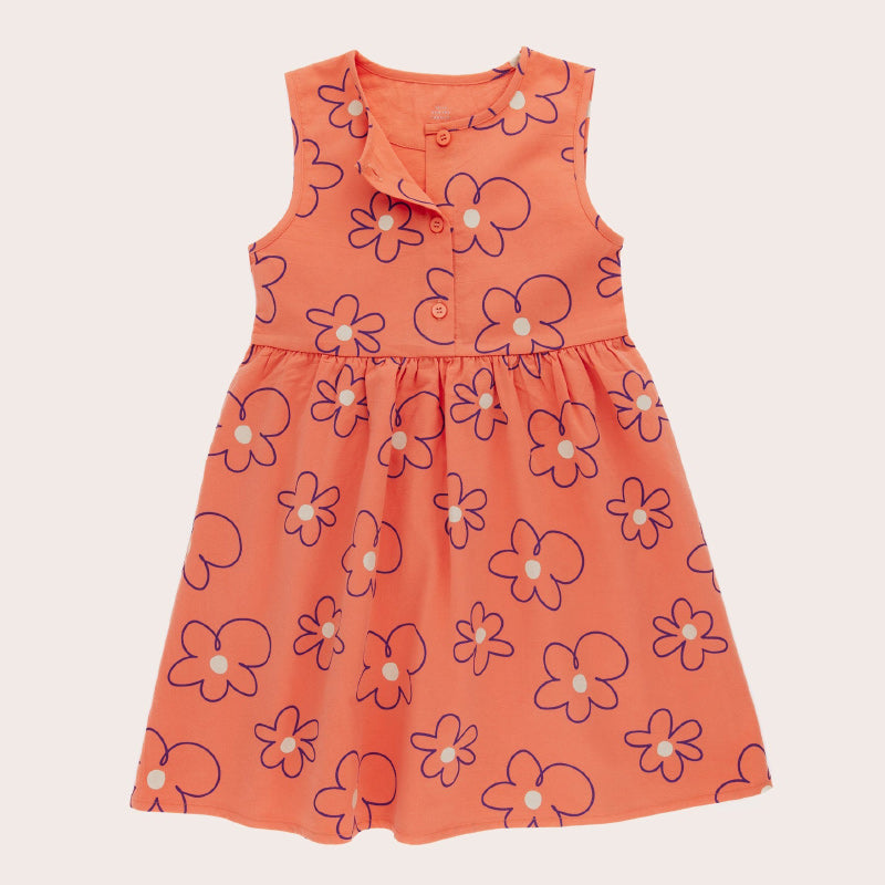 Olive And The Captain Macy Dress - Fleur Coral