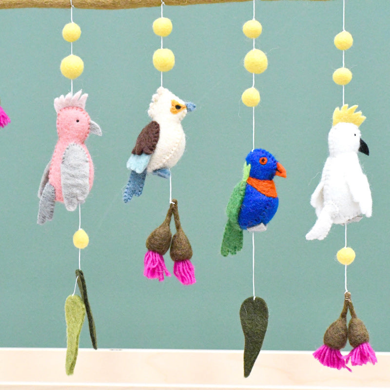 Nursery Mobile Hanging - Australian Birds