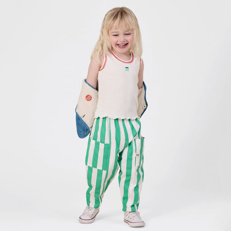 Goldie + Ace Lightweight Kit Pocket Pant - Happy Stripe