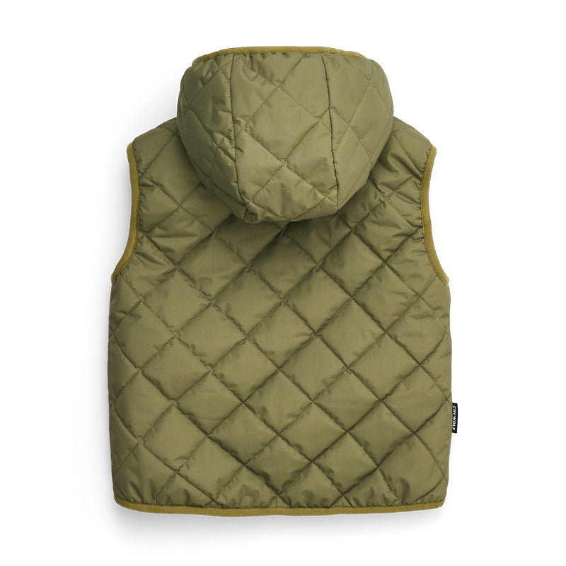Crywolf Reversible Yeti Vest - Fern/Black