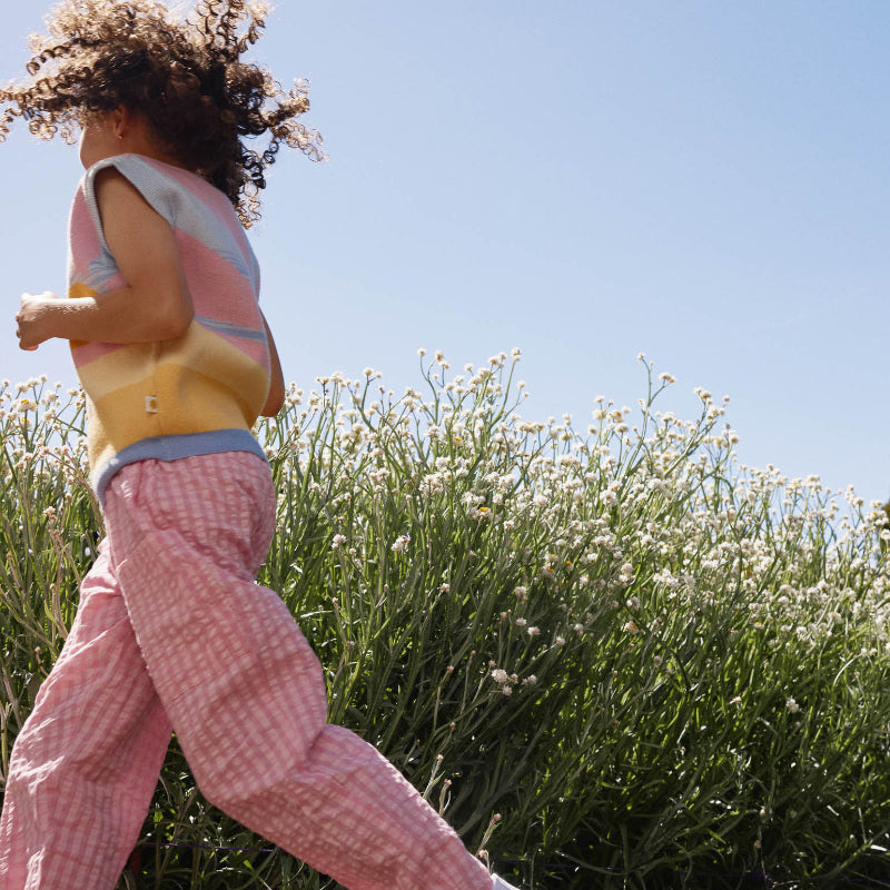 Goldie + Ace Lightweight Kit Pocket Pant - Gingham