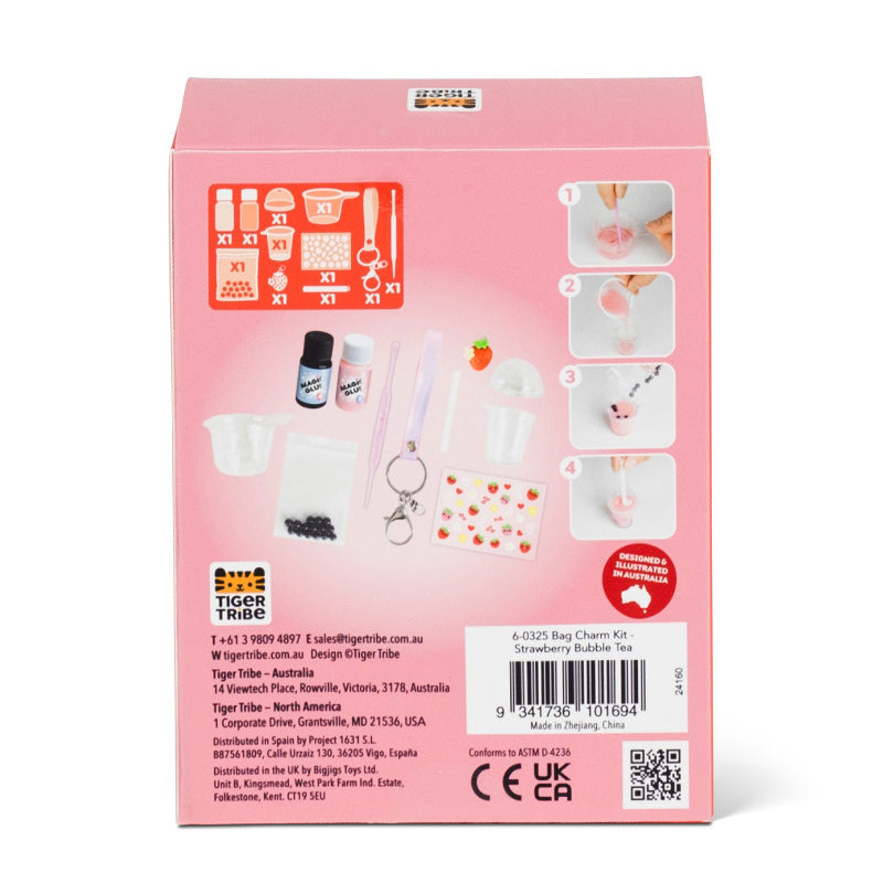 Bag Charm Kit - Bubble Tea