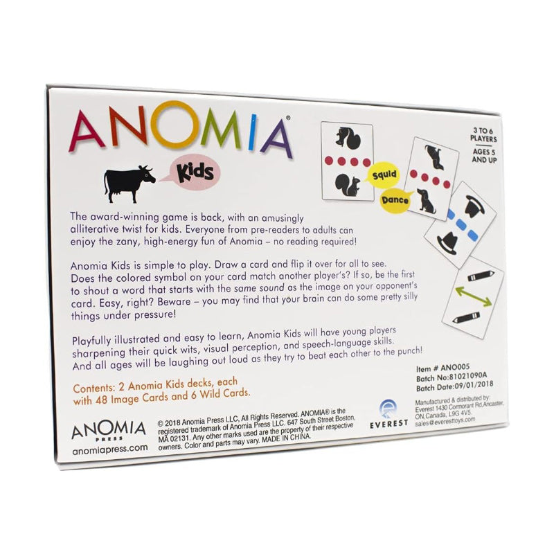 Anomia Kids Card Game