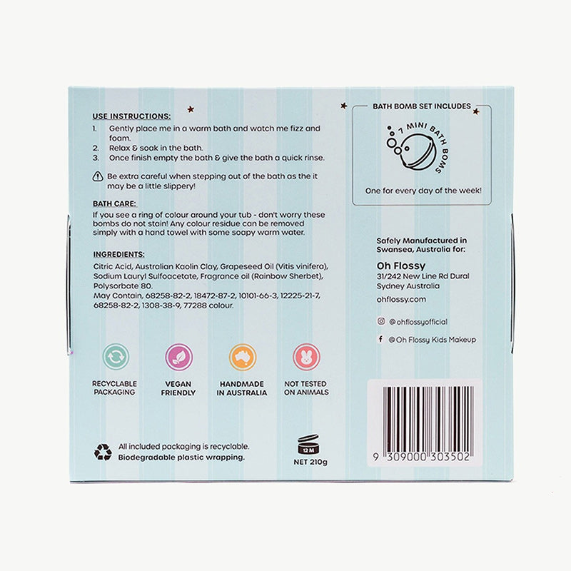 Oh Flossy Mini Bath Bombs