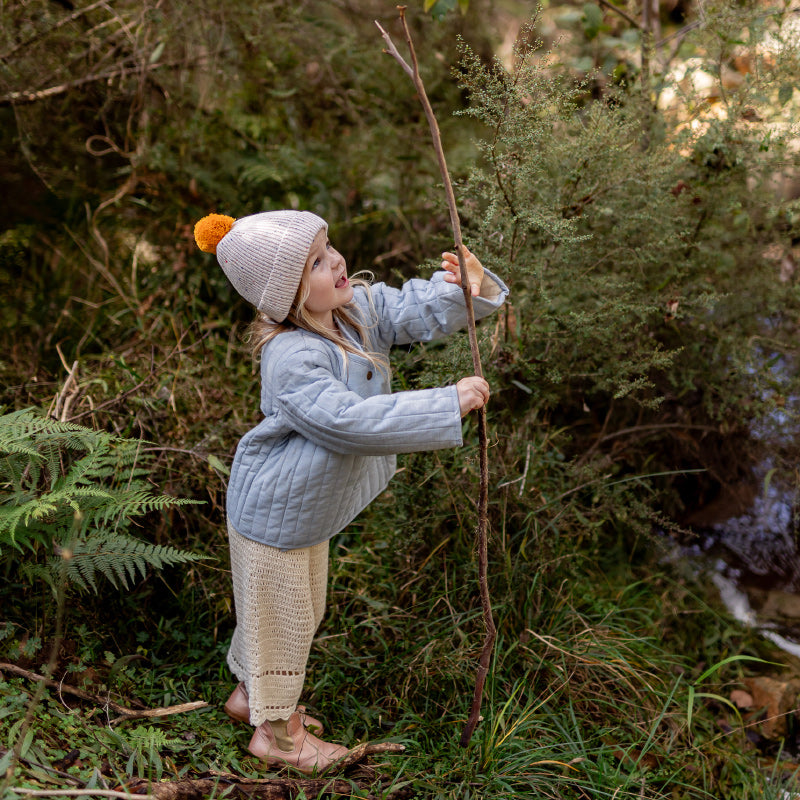 Acorn Como Beanie - Oatmeal Speckle