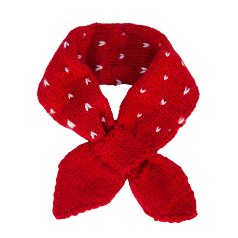 Acorn Cross Over Scarf - Strawberry