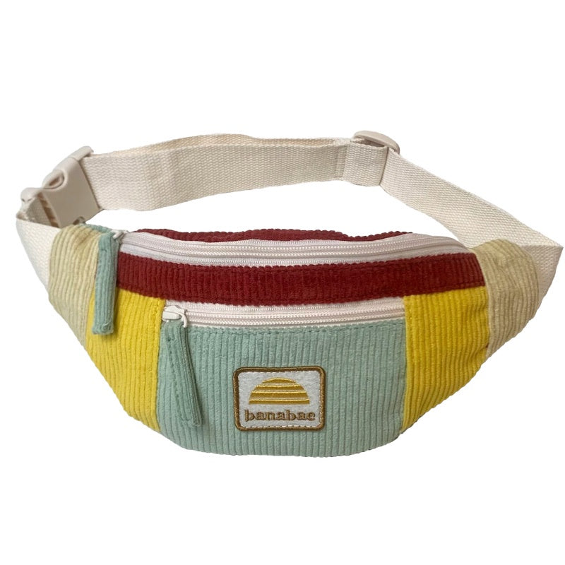 Banabae Corduroy Splice Eco Belt Bag - Primary