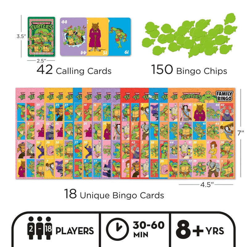 Teenage Mutant Ninja Turtles Bingo