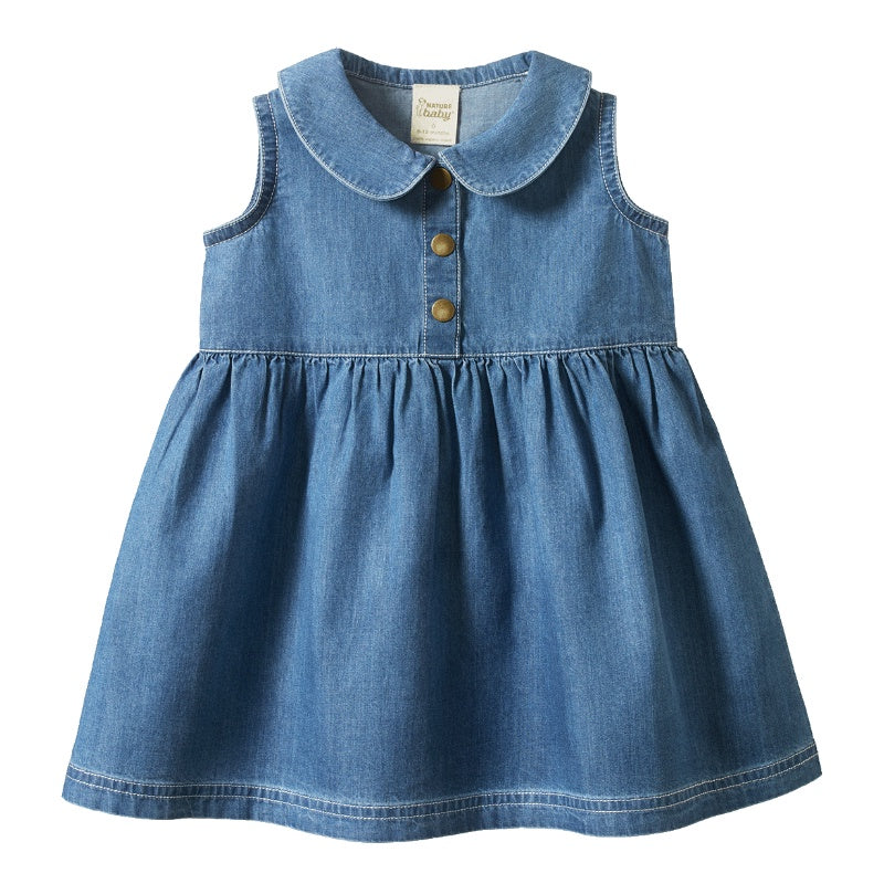 Nature Baby Birdy Dress - Sky