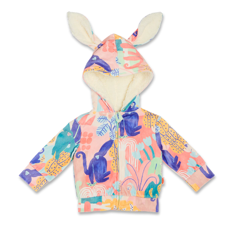 Halcyon Nights Velour Zip Hoody - Bananarama