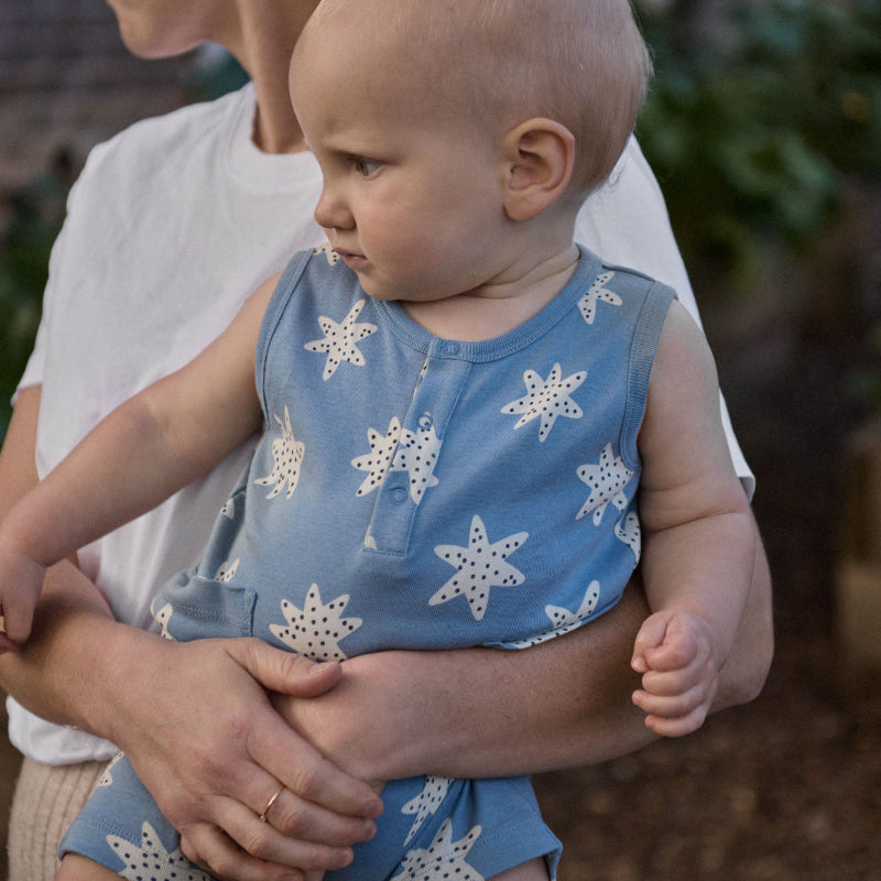 Nature Baby Camper Suit - Sea Stars