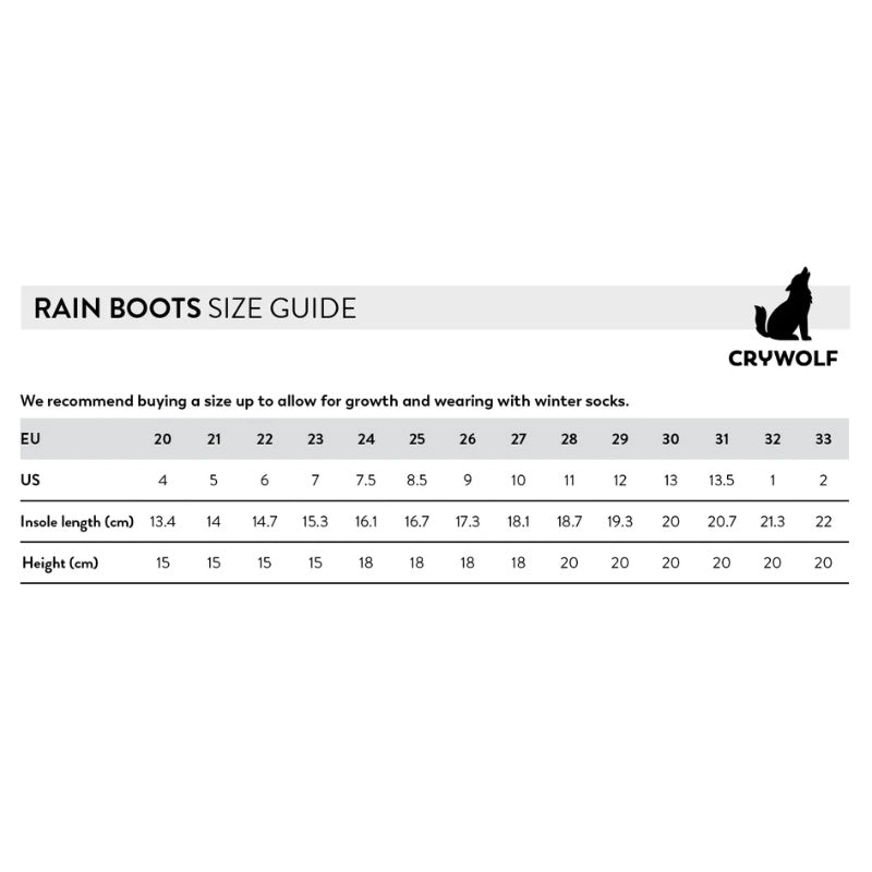 Crywolf Rainboots