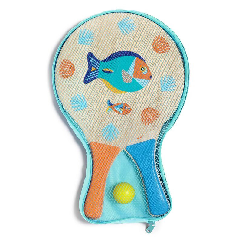 Djeco Sea Beach Racket Set/Ball
