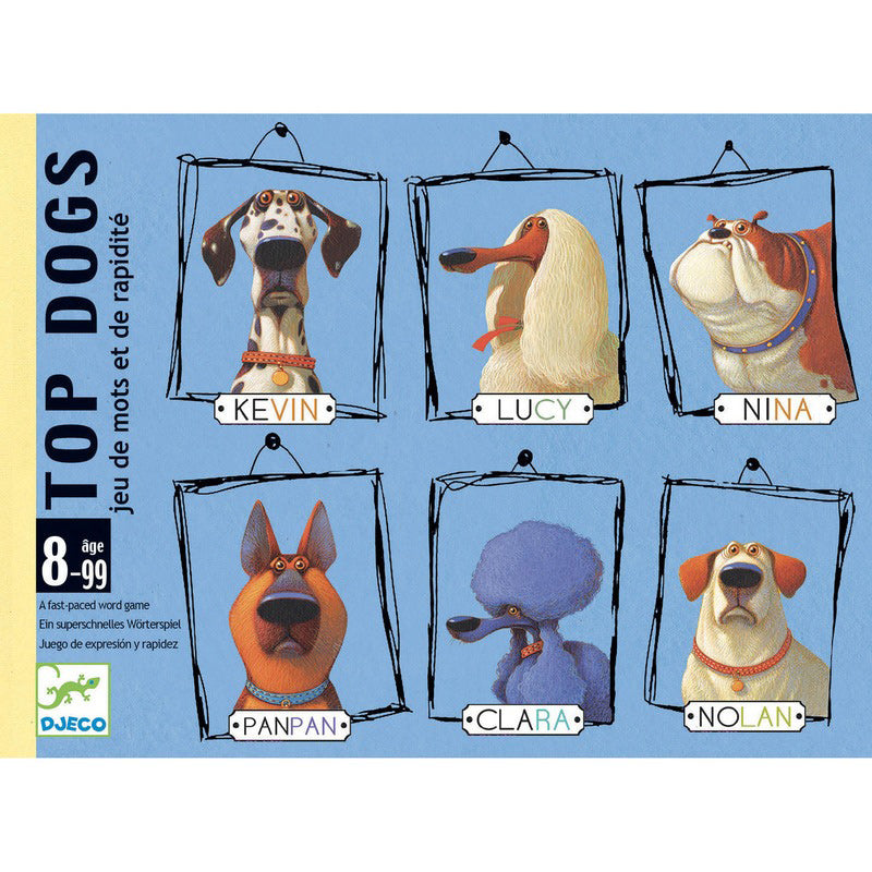 Djeco Card Game - Top Dogs Observation/Speed