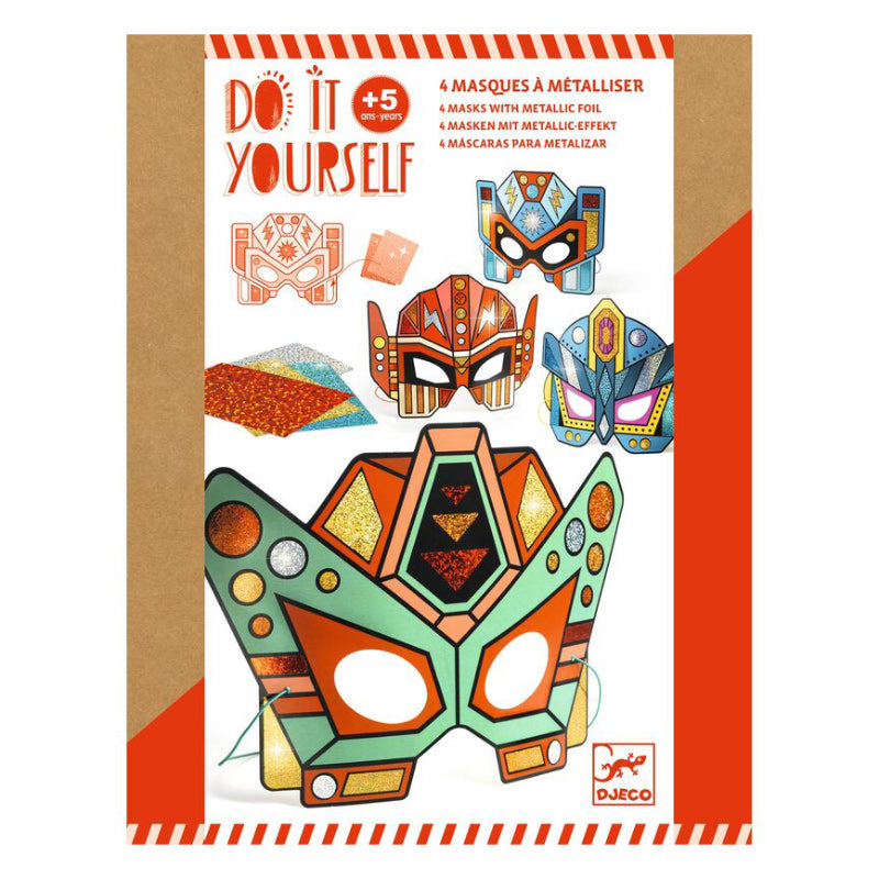 Do It Yourself - Super Robot Masks Metallic Stickers