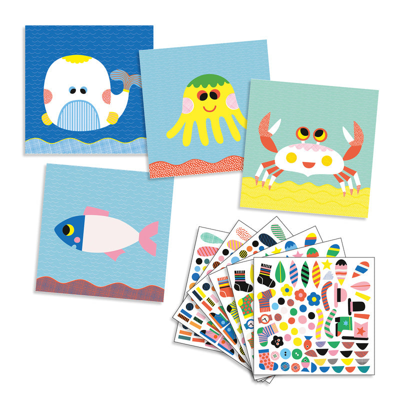 Djeco Stickers - Sea Creatures