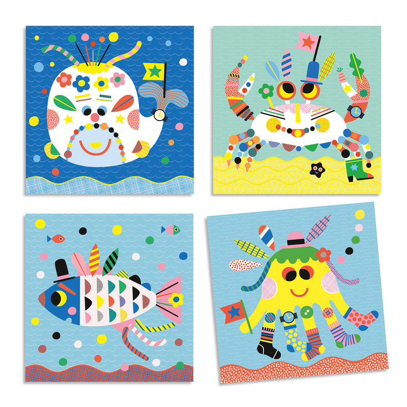 Djeco Stickers - Sea Creatures