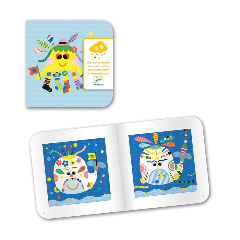 Djeco Stickers - Sea Creatures