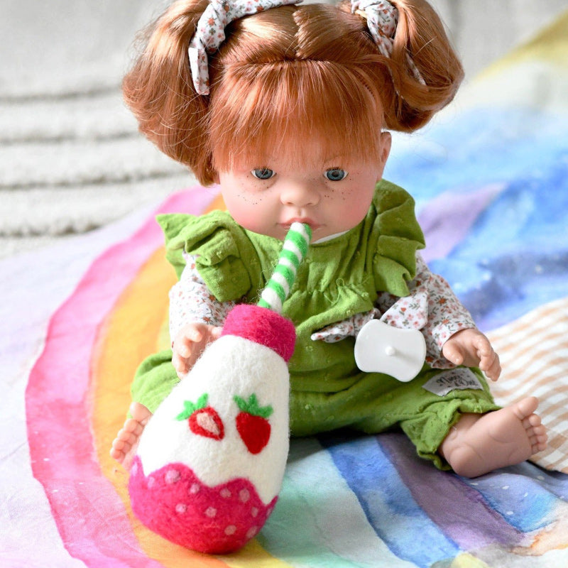 Felt Sparkling Strawberry Fruit Juice Bottle