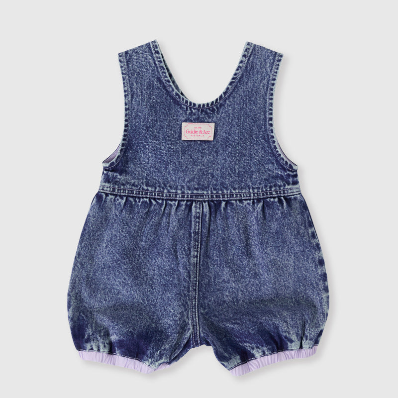 Goldie + Ace Denim Romper - Nina Pastel Petals