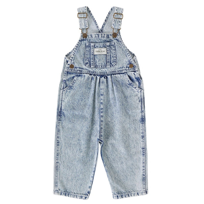 Goldie + Ace Austin Denim Overalls - Light Vintage Washed