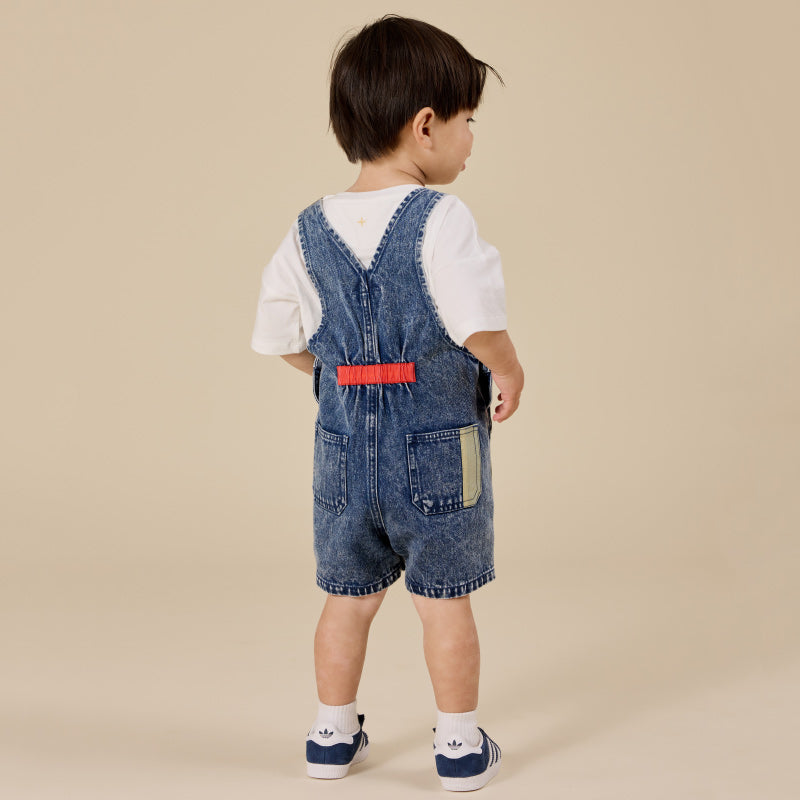 Goldie + Ace Burton Overalls - Primary Pop