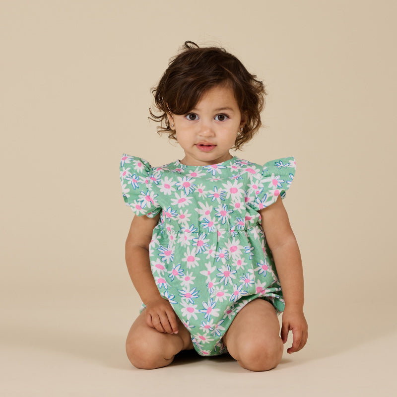 Goldie + Ace Lani Romper - Daisy Patch