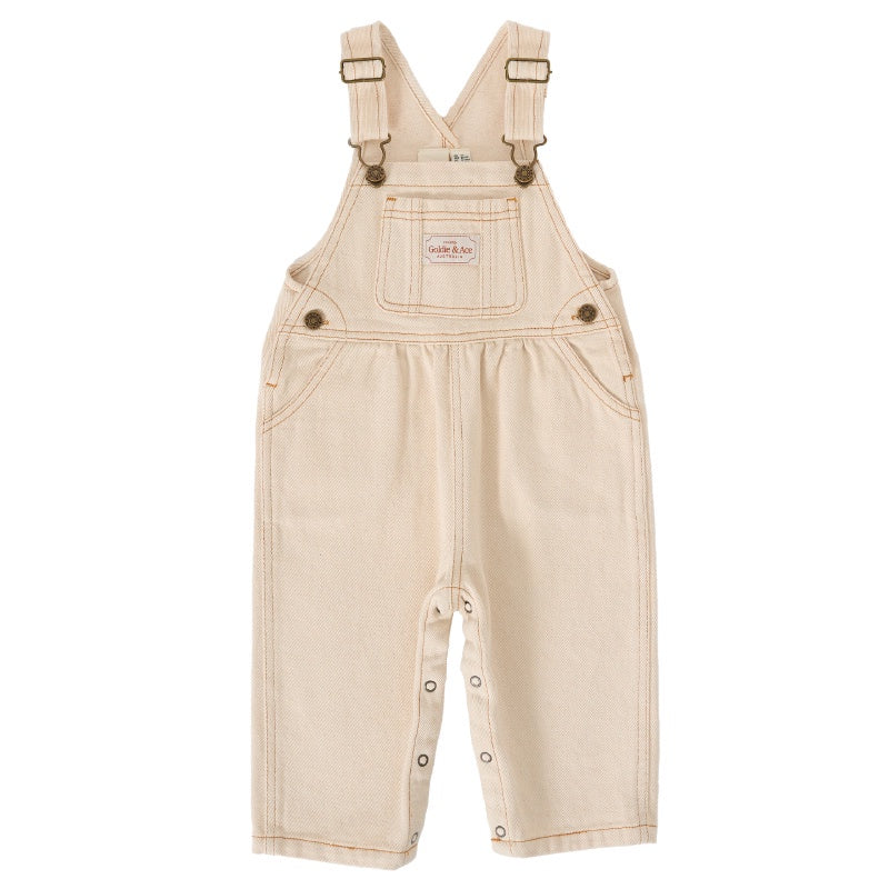 Goldie & Ace Austin Denim Overalls - Oat