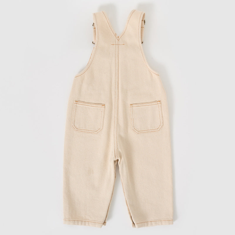 Goldie & Ace Austin Denim Overalls - Oat