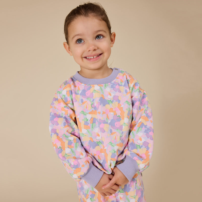 Goldie + Ace Terry Sweatshirt - Pastel Bouquet