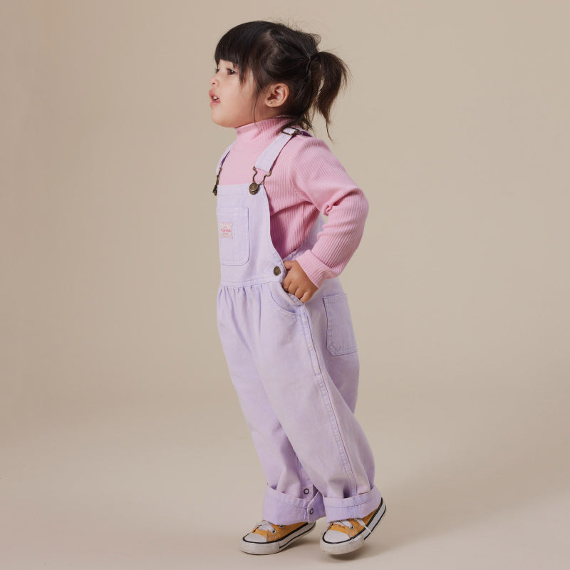 Goldie & Ace Washed Denim Overalls - Mauve