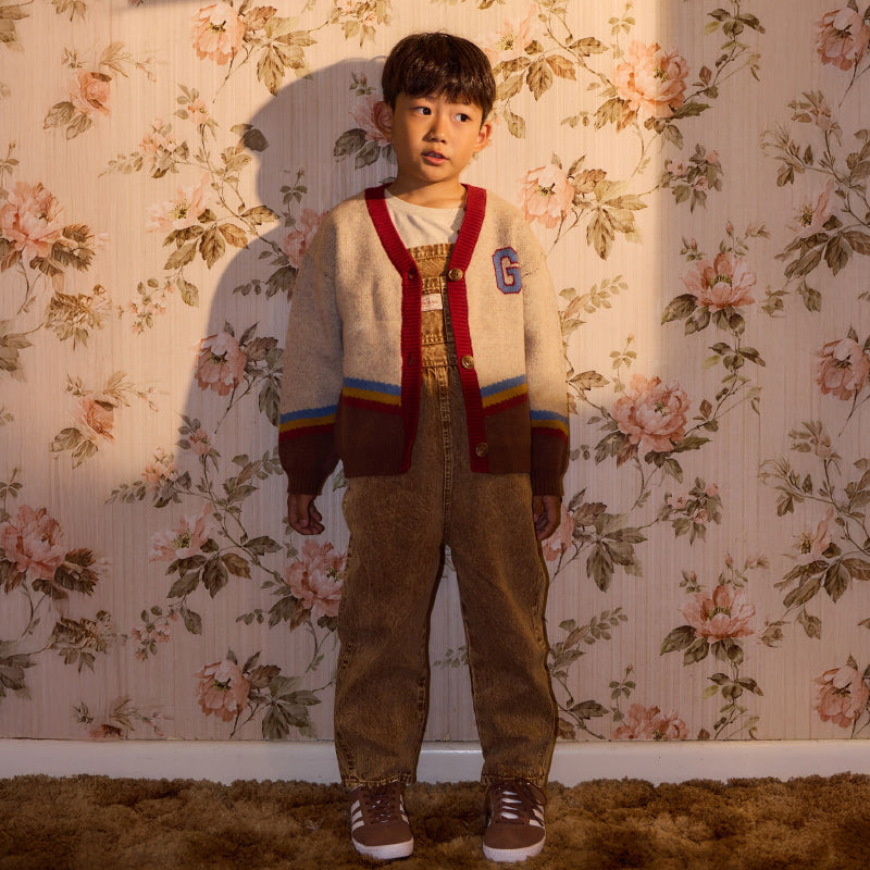 Goldie & Ace Austin Washed Denim Overalls - Brown