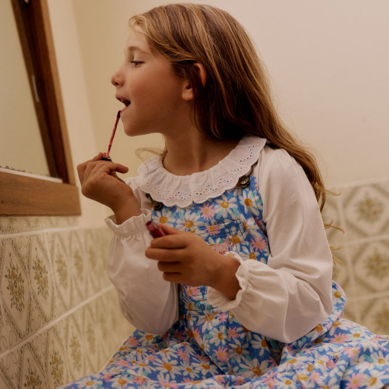 Goldie & Ace Tully Tiered Pinafore Dress - Seaside Daisy