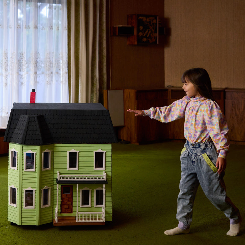 Goldie + Ace Nora Denim Pant - Pastel Pop