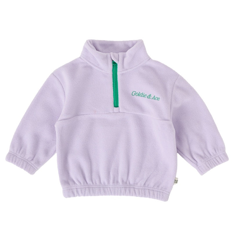 Goldie & Ace Bobbi Fleece Sweater - Lilac