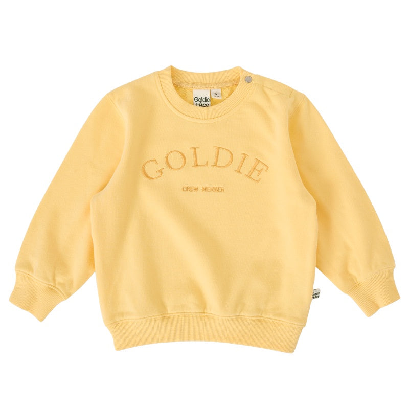 Goldie + Ace Goldie Embroidered Sweater - Lemon