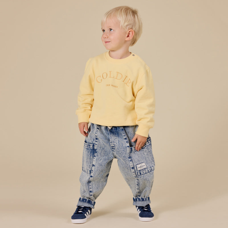 Goldie + Ace Goldie Embroidered Sweater - Lemon