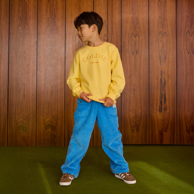 Goldie + Ace Goldie Embroidered Sweater - Lemon