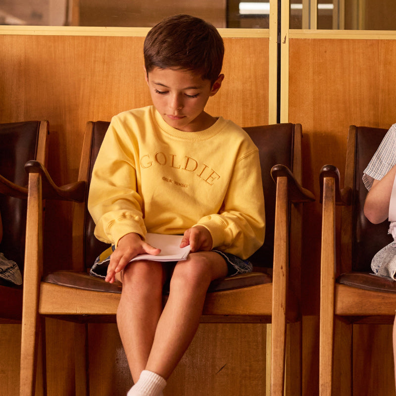 Goldie + Ace Goldie Embroidered Sweater - Lemon