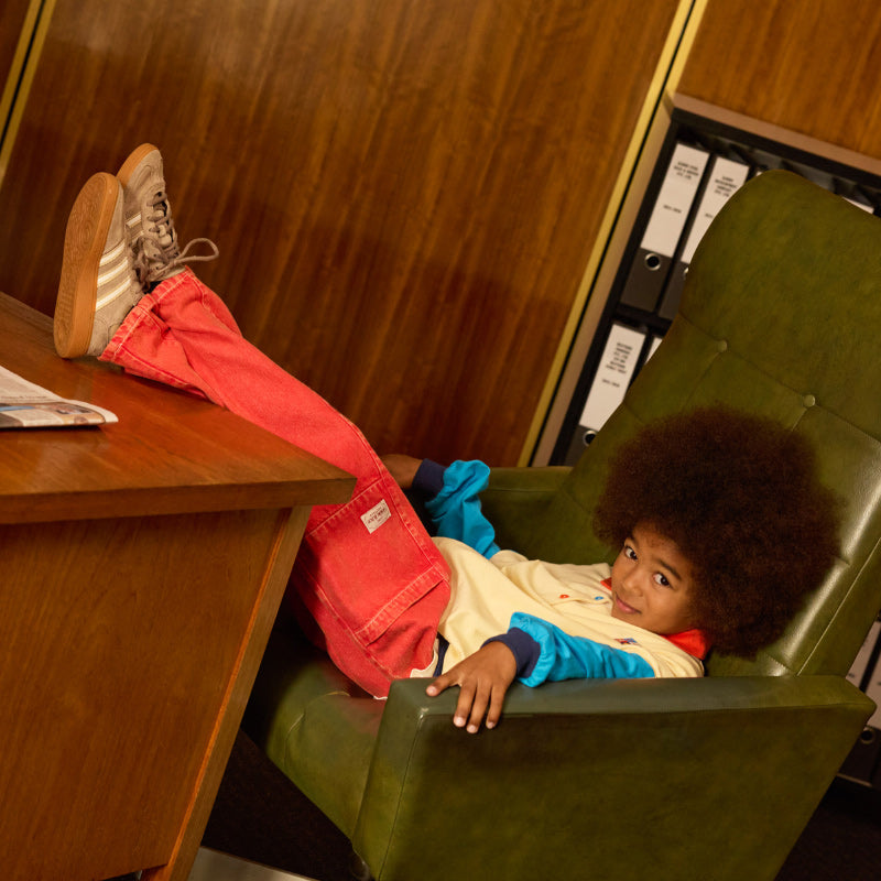 Goldie + Ace Kit Denim Pocket Pant - Apple Red