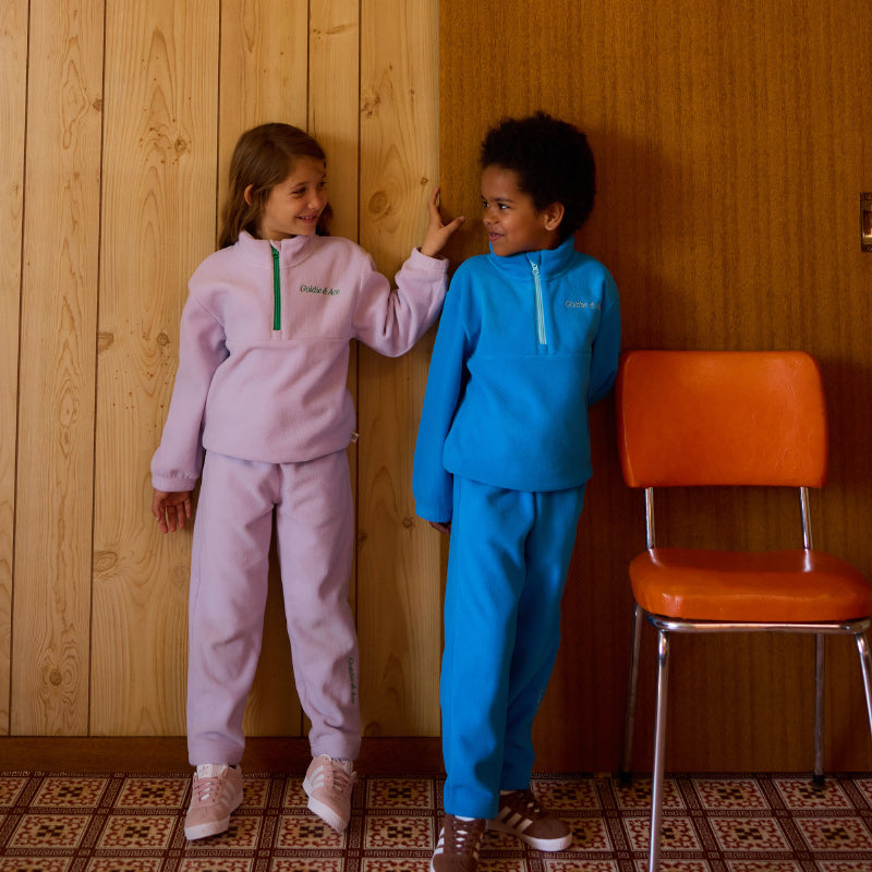 Goldie & Ace Bobbi Fleece Sweater - Lake