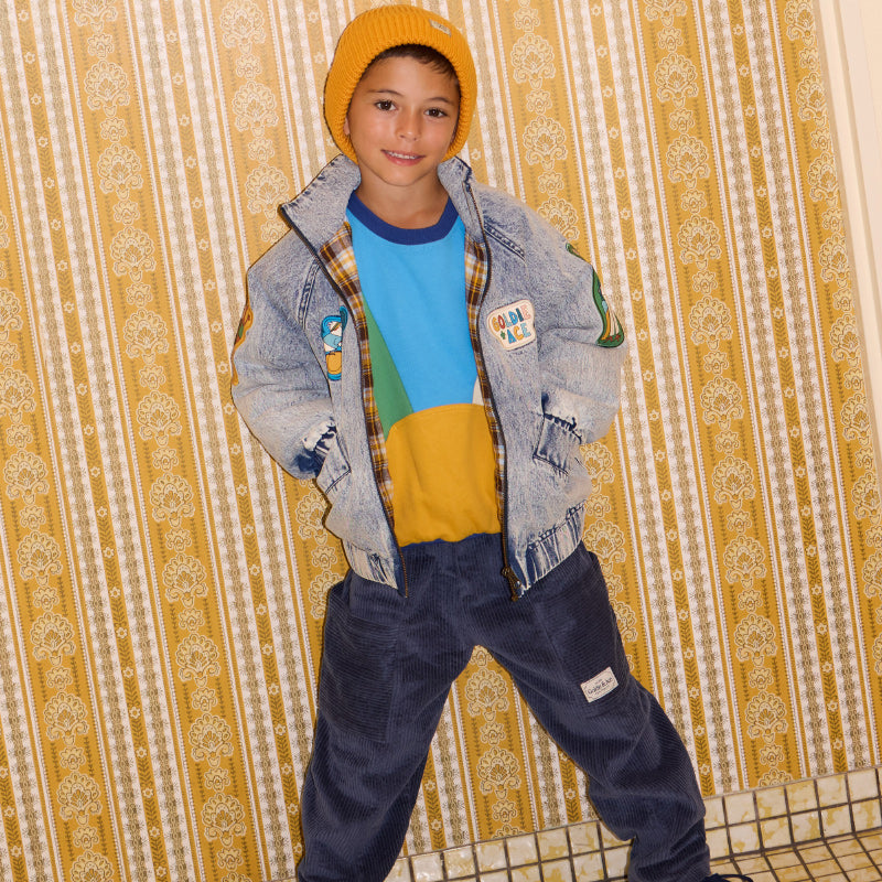 Goldie & Ace Kit Corduroy Pocket Pant - Navy