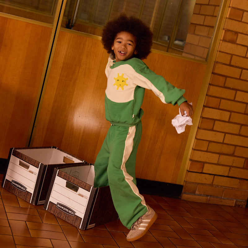 Goldie + Ace Arlo Pant - Fern/Vanilla