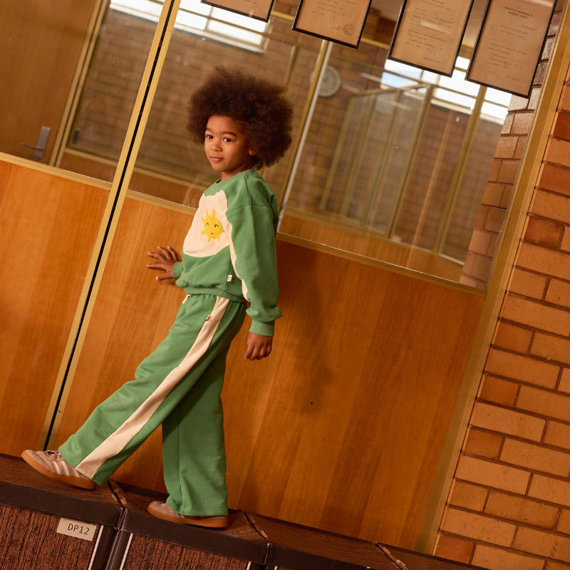 Goldie + Ace Arlo Pant - Fern/Vanilla