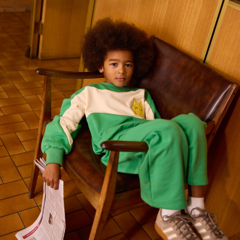 Goldie + Ace Arlo Pant - Fern/Vanilla